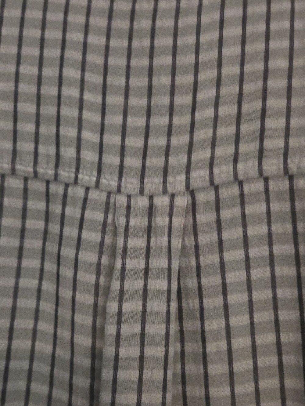 cloth & stone Olive and Black Striped Button-Down Blouse - Picture 4 of 8
